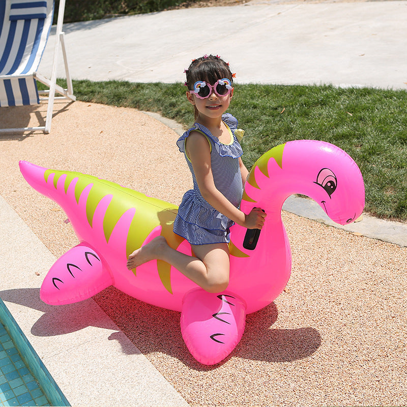 Children's Inflatable Ride Cartoon Water Park Floating Bed Surfing Water Toys