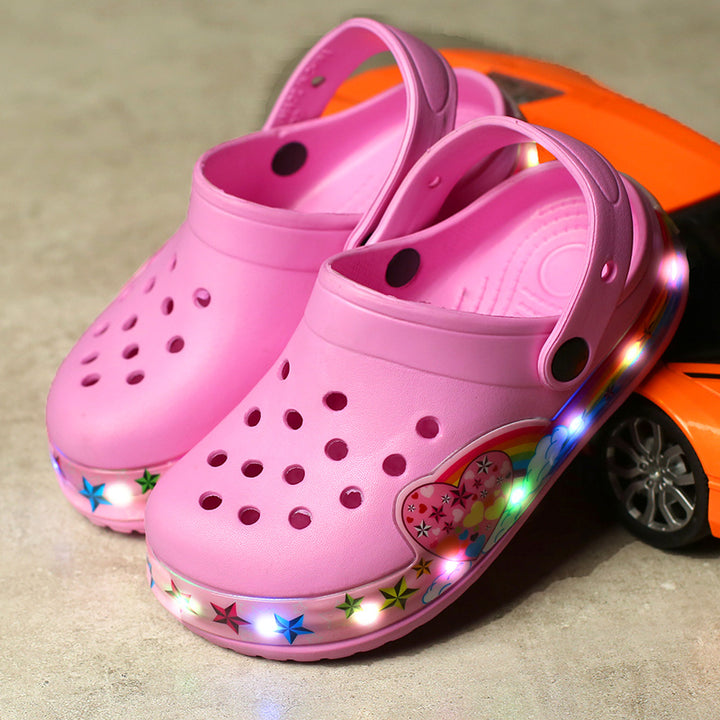 led luminous children sandals