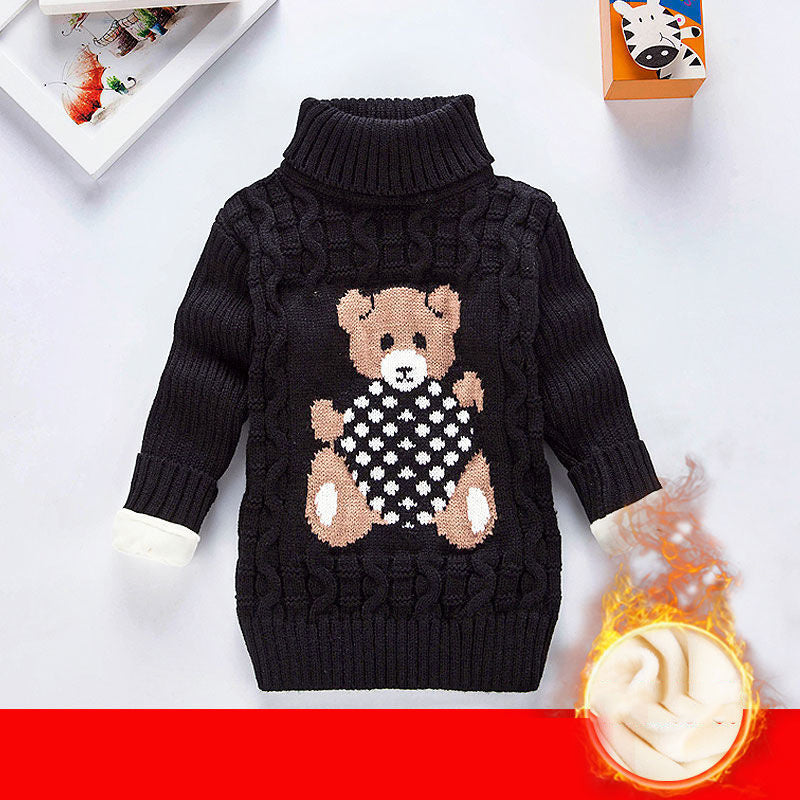 Children sweater plus velvet