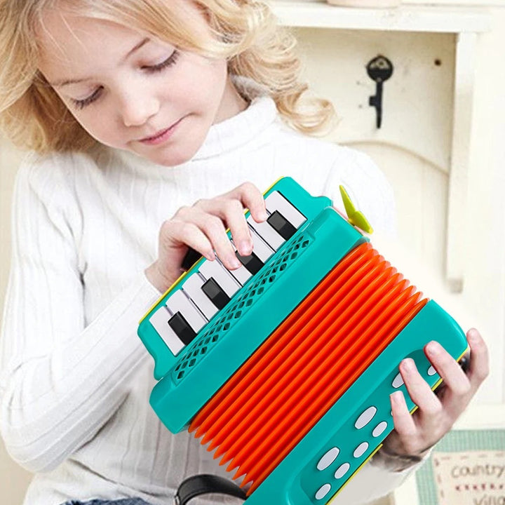 Children's Cartoon Music Accordion Grip Button Musical Instrument