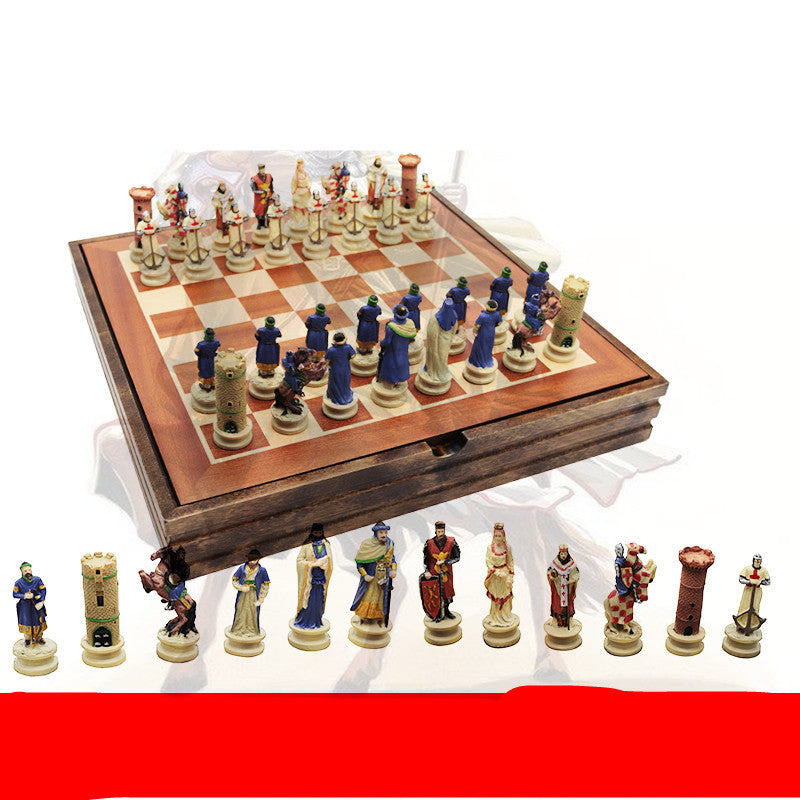 Three-dimensional chess figures high-end creativity to send children