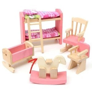 Wooden Delicate Dollhouse Furniture Toys