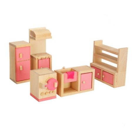 Wooden Delicate Dollhouse Furniture Toys