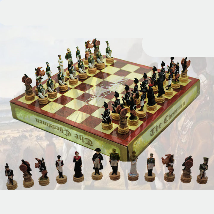 Three-dimensional chess figures high-end creativity to send children