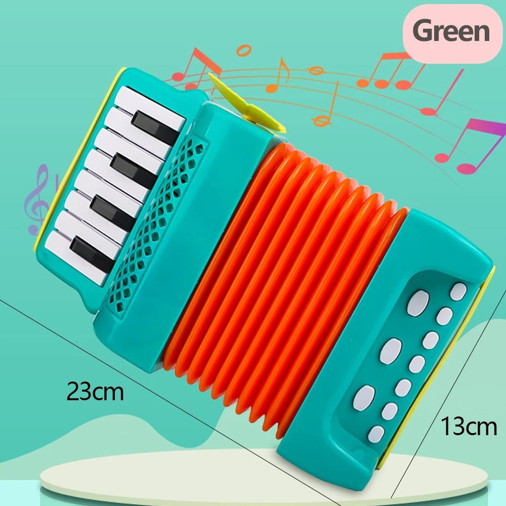 Children's Cartoon Music Accordion Grip Button Musical Instrument