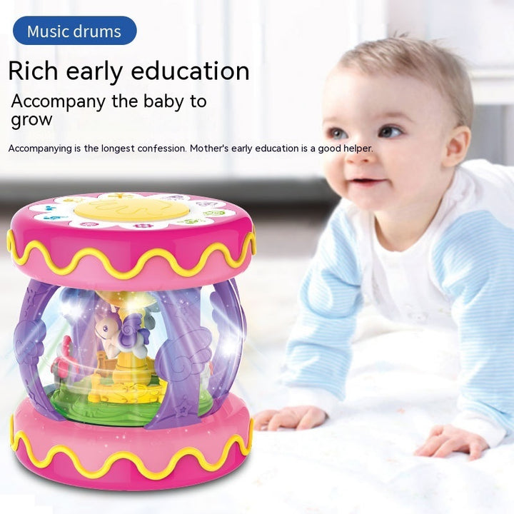 Children's Multifunctional Music Drum Luminous Enlightenment Early Education Musical Instrument