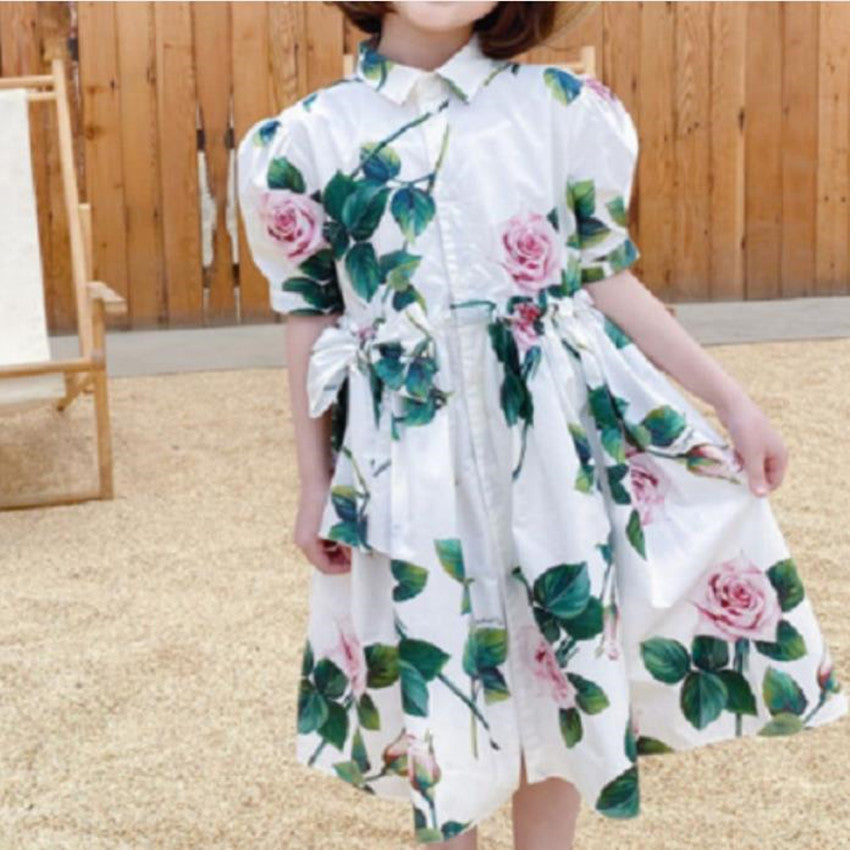 Flower Dress Princess Dress Children's Wear