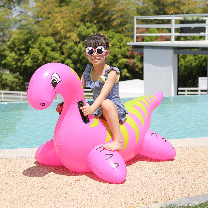 Children's Inflatable Ride Cartoon Water Park Floating Bed Surfing Water Toys