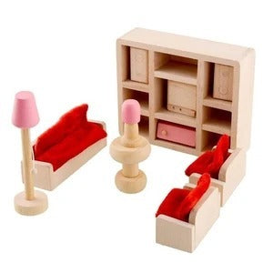 Wooden Delicate Dollhouse Furniture Toys