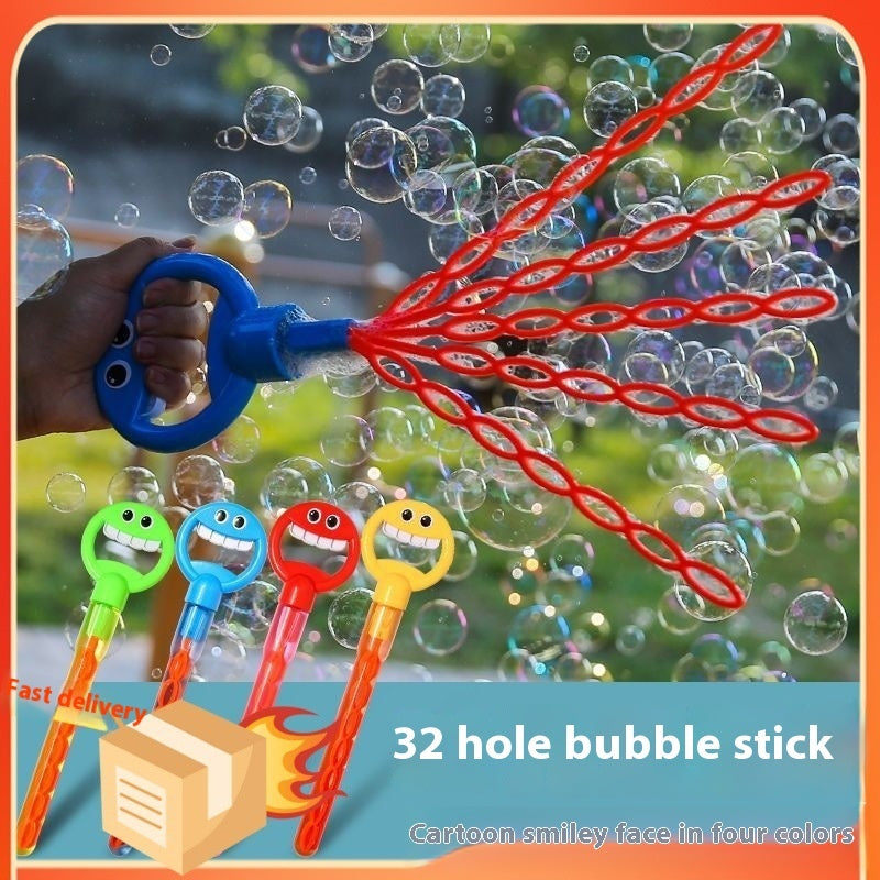 Holding Bubble Machine Outdoor Toys For Boys And Girls