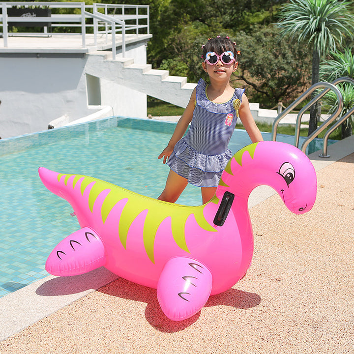 Children's Inflatable Ride Cartoon Water Park Floating Bed Surfing Water Toys