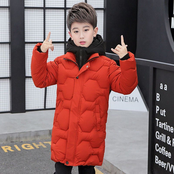 Winter New Boy's Quilted Cotton Coat Warm