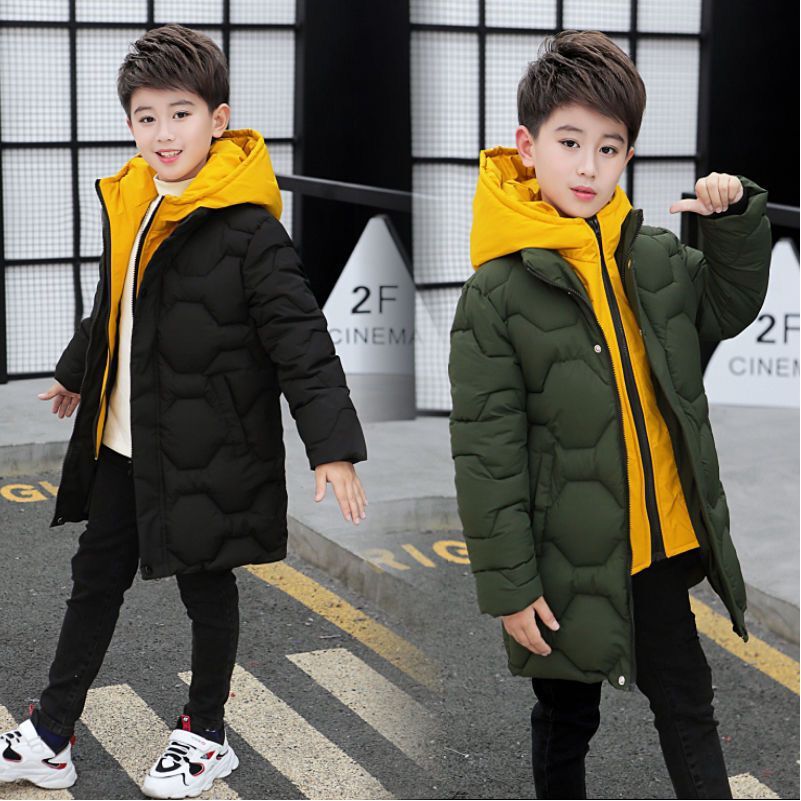 Winter New Boy's Quilted Cotton Coat Warm