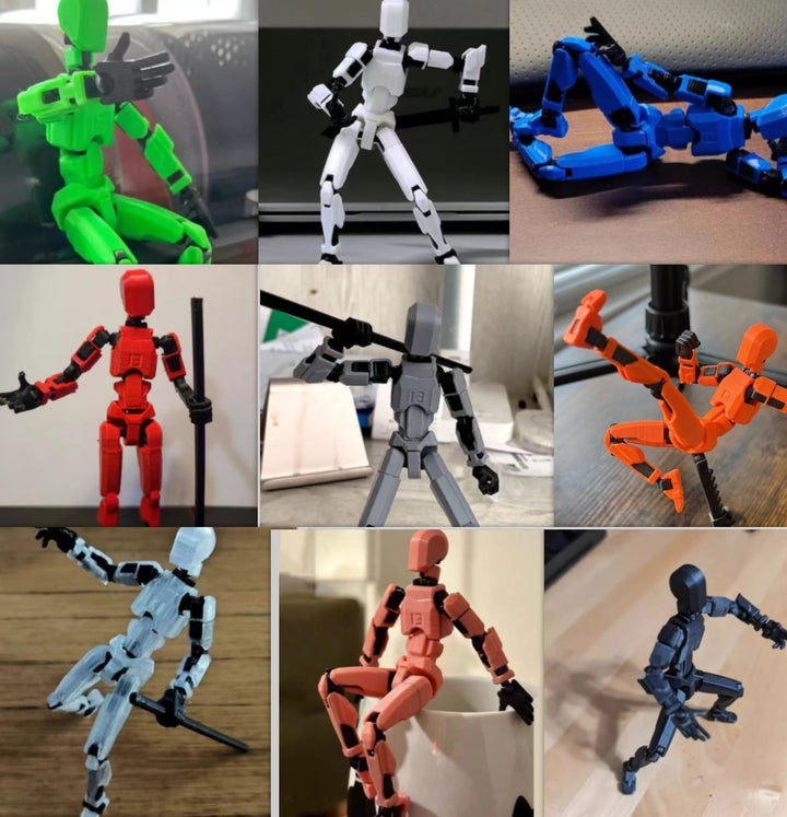 2.0 3D Printed Mannequin Dummy Action Model