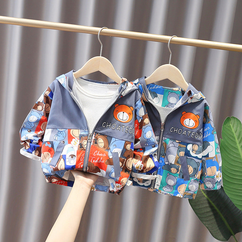 Boys And Girls Korean Style Trendy Small And Medium Children's Jackets Baby Autumn Clothes