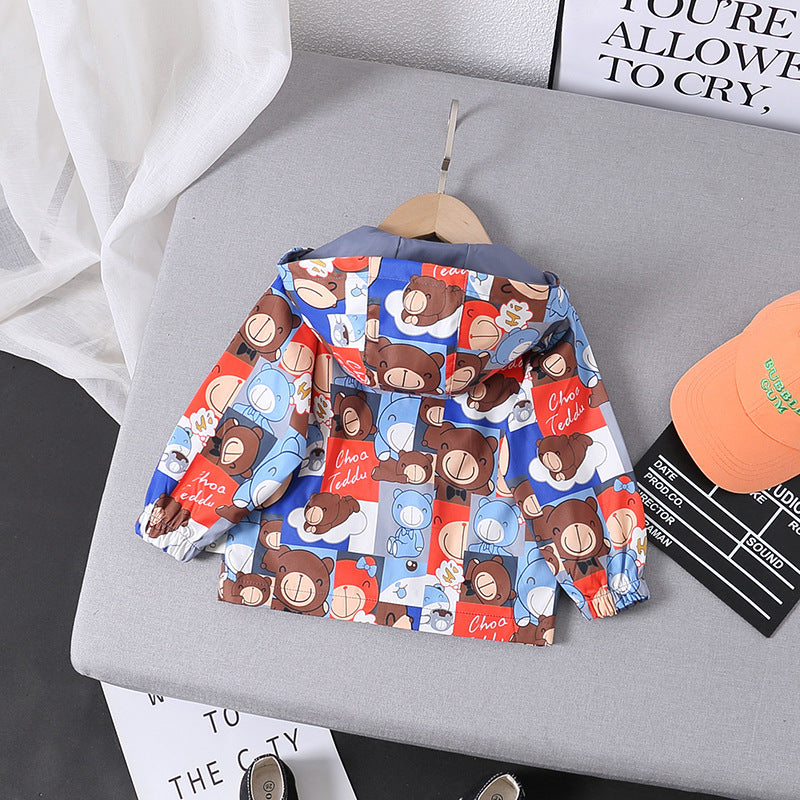 Boys And Girls Korean Style Trendy Small And Medium Children's Jackets Baby Autumn Clothes