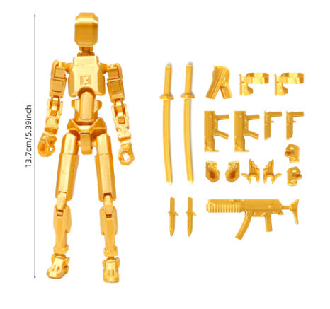 2.0 3D Printed Mannequin Dummy Action Model